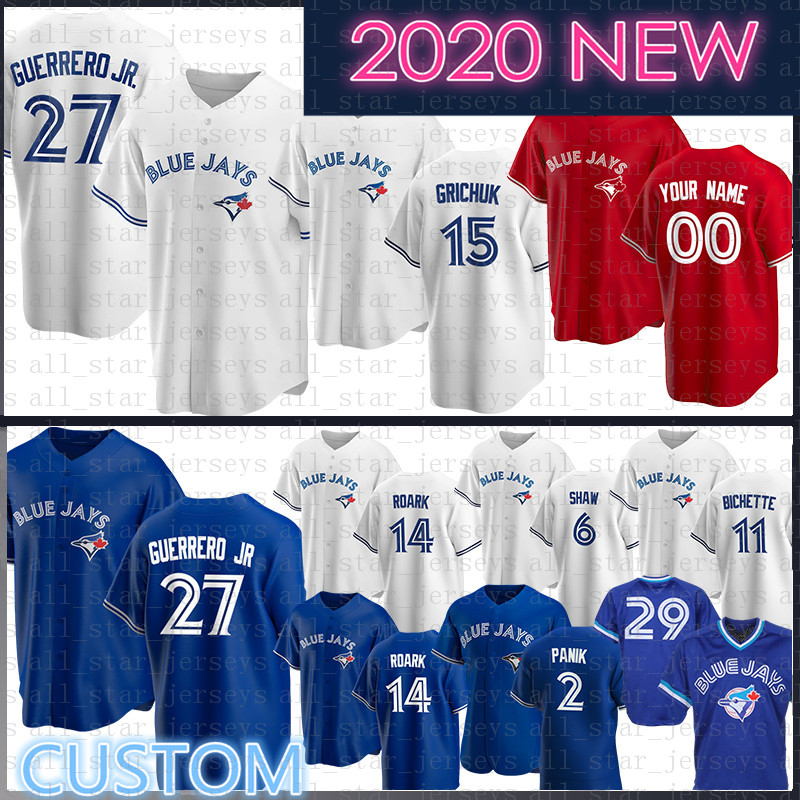 

Toronto Custom Vladimir Guerrero Jr. George Bell Baseball Jersey Jack Morris Russell Martin Josh Donaldson Dalton Pompey JA Happ Stroman, 2020 jersey(lanniao)