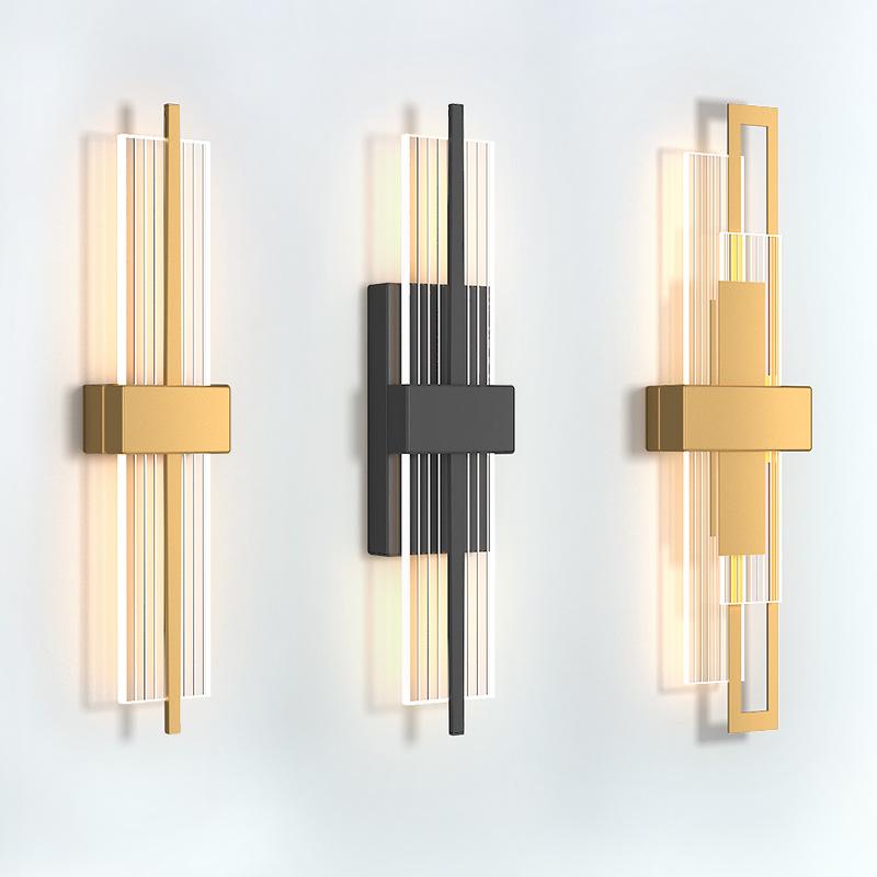 

FSS Modern Wall Lamp Simple Acrylic Warm Light LED Living room Bedroom Bedside Lamp Aisle Cloakroom Wall