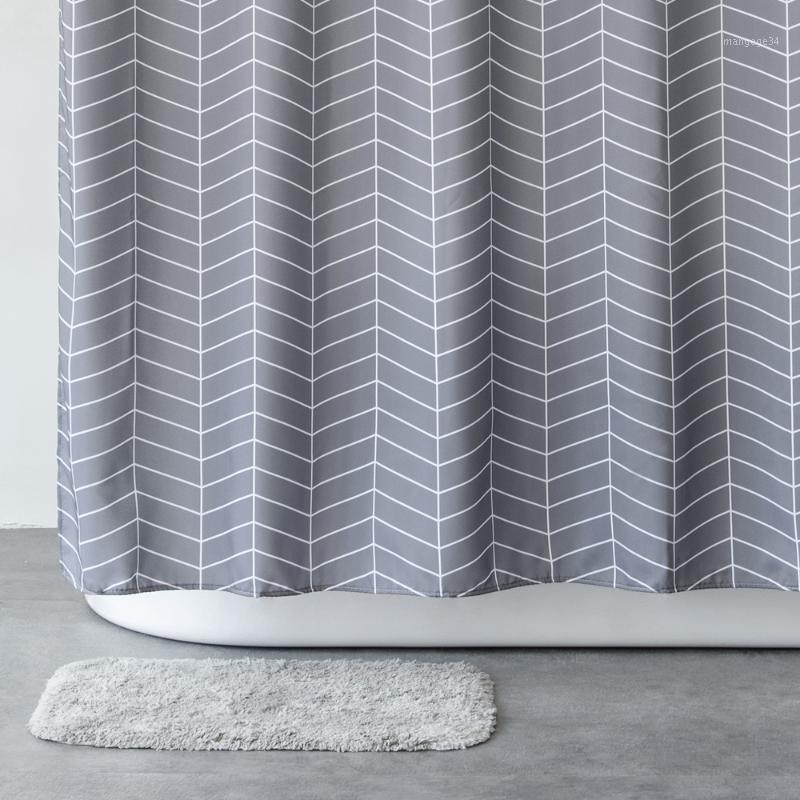 

Aimjerry Fabric Shower Curtain for Bathroom Washable Waterproof Curtain1
