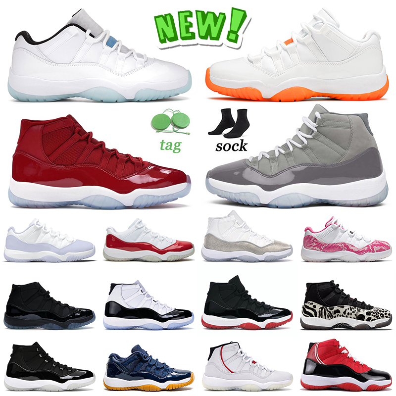 

New Arrival Jumpman 11 11s Basketball Shoes High OG Cool Grey Win Like 96 Low Legend Blue Citrus Pure Violet Metallic Silver Cap and Gown Mens Women Sneakers Sports 36-47, B7 36-47 gamma blue