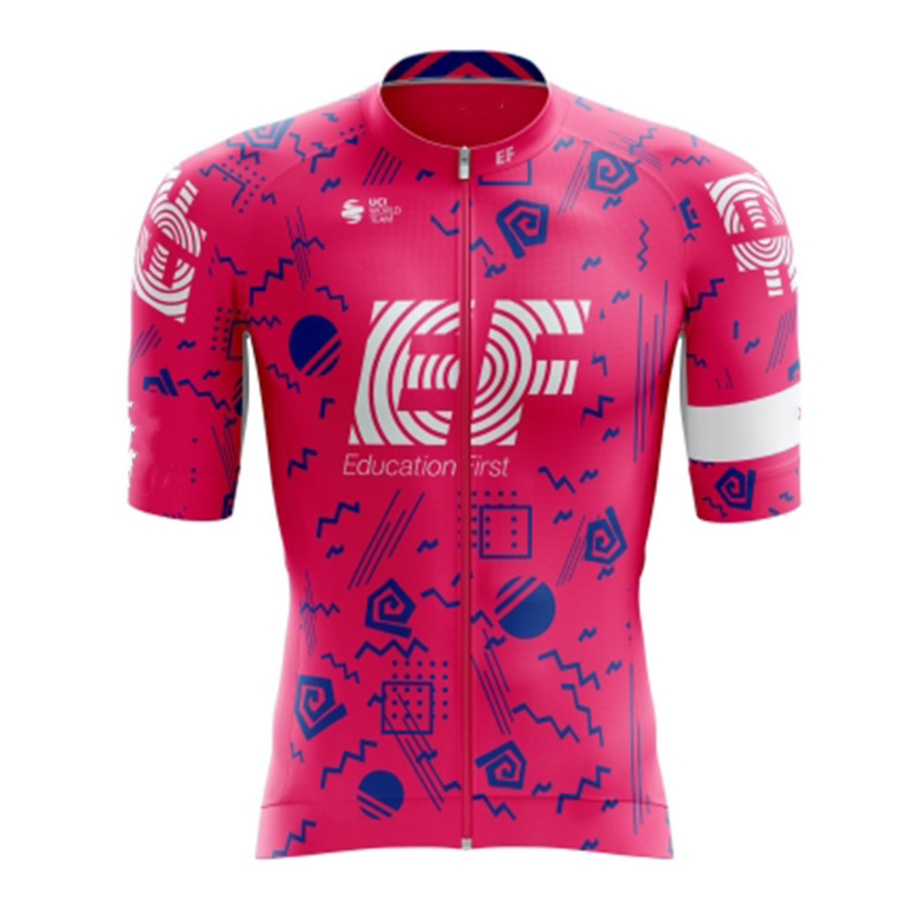 

Aero Cycling Jersey EF 2021 Men Pink Bicycle Dresses Nippo Kit Summer Shirts Rcc Pro Team Uci Racing Bike Maillot Breathable Ciclismo Ropa, Jersey 5