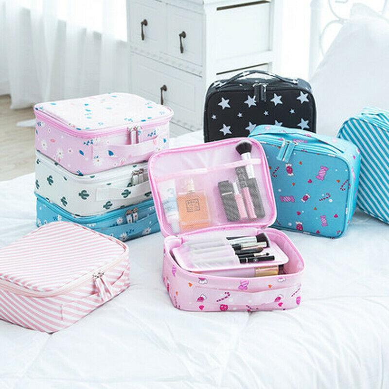 

Brand New 1PC Women Ladies Waterproof Makeup Bag Cosmetic Storage Bag Cute Toiletry Portable Travel Bags1