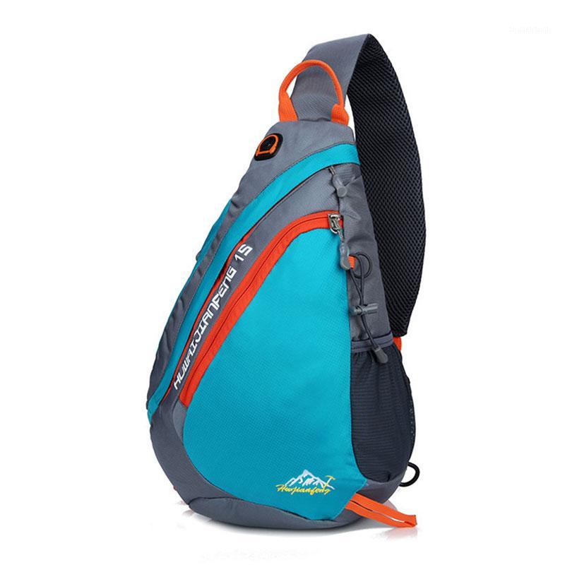 

Outdoor Running Bag Sports Cycling Single Shoulder Bag Pack Lightweight Hiking Camping Unisex Bicycle Chest Bags Nylon1, Rose red