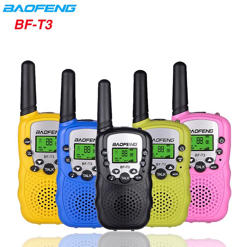 

2PCS Baofeng BF-T3 Mini Walkie Talkie Kids Portable 22 Channel Two Way Radio T3 10 Call Tones Handy Hf Transceiver Communicator
