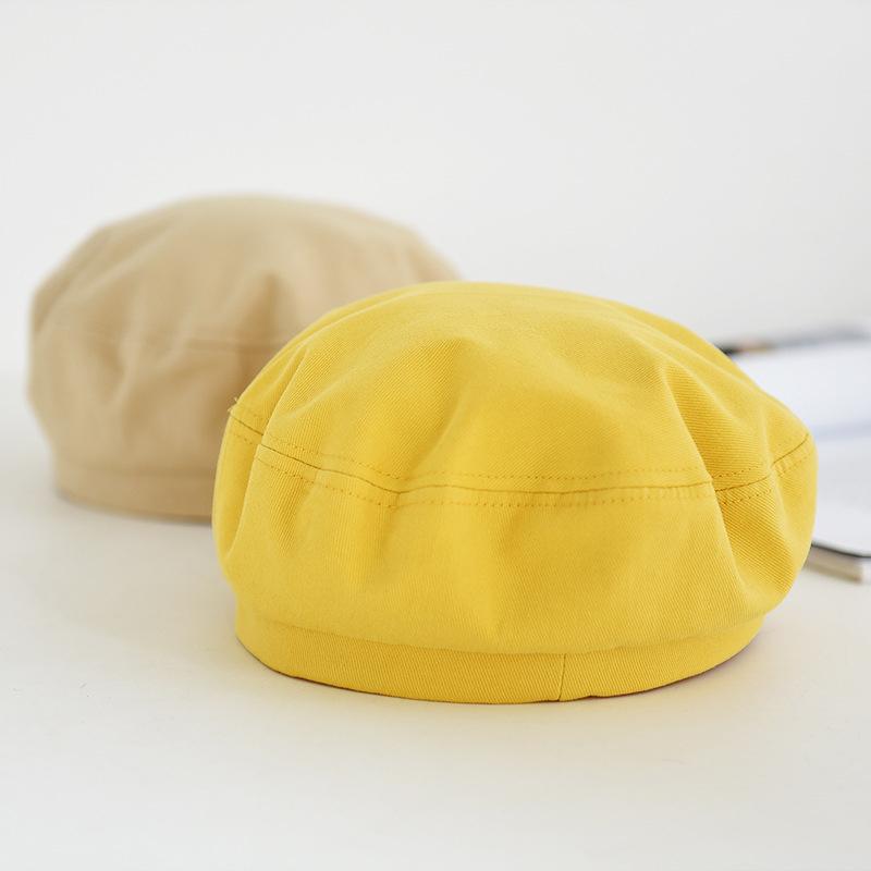 

Berets Fashion Arrival Solid Women Temperament Beret Hat 6 Colors Available Simple Fresh Vintage Elegant Wild Trend Warm, White