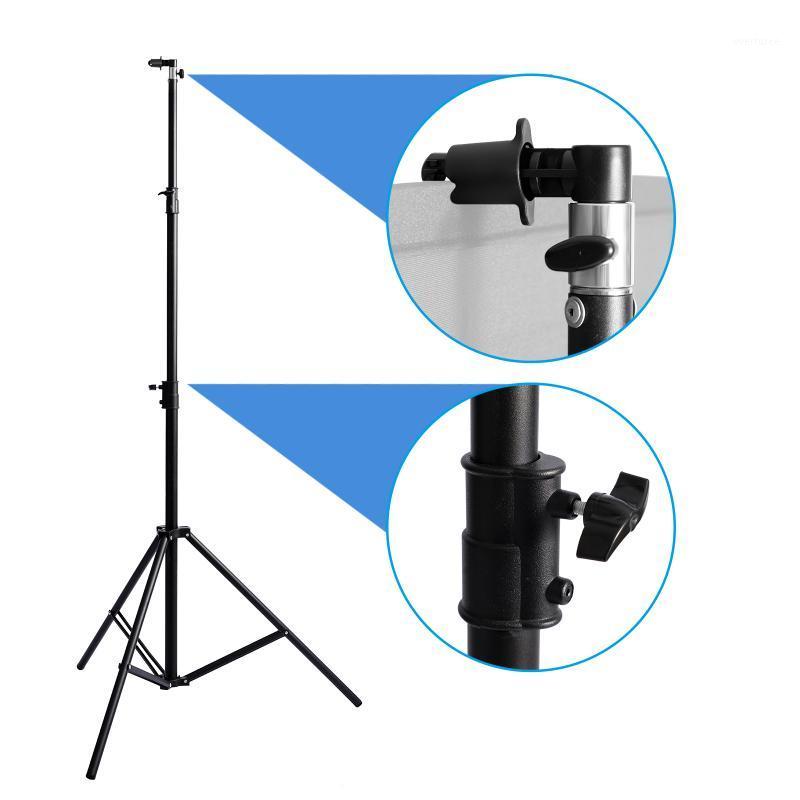 

New 2.6M Professional Studio Adjustable Light Stand Tripod with Reflector clip For Reflector Backdrop Video Photo Studio Youtube1