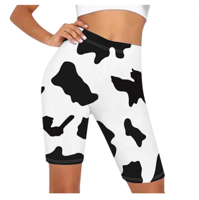 

Tie-Dye Print High Waist Gym Spandex Shorts Women Workout Running Fitness Leggings Female Elastic Drawstring Yoga Shorts#g41, Black