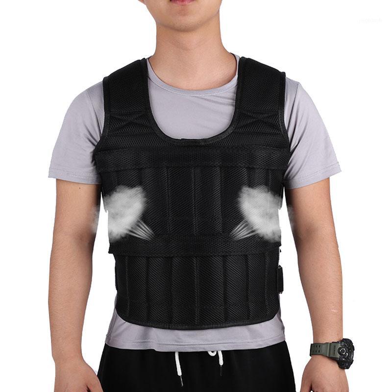 

Adjustable 30KG Exercise Loading Weight Vest For Running Boxing Sling Weight Training Fitness Gym Waistcoat Jacket Sand Clothing1