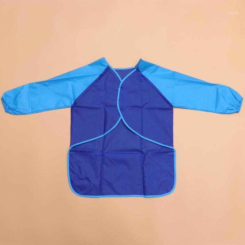 

3pcs Painting Apron Easy to Clean Long-sleeved Durable Waterproof Art Smock for Kids1