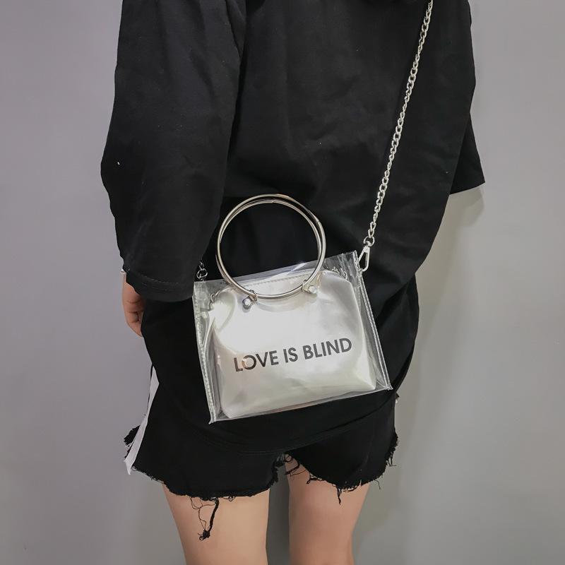 

Summer liquid jelly bag fairy messenger bag girl
