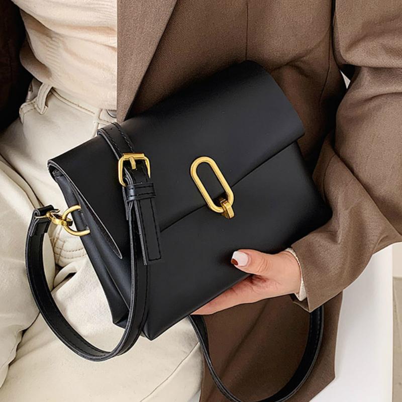 

Square Tote Bag 2021 Fashion New High-quality PU Leather Women's Designer Handbag Chain Shoulder Messenger Bag Purses, Beige