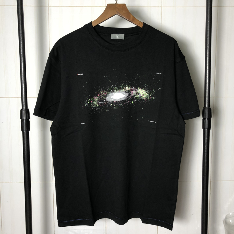 

2021 New Streetwear Cosmic Galaxy Printing Adererror T-shirt Men Women Concise Casual Loose Ader Error t Shirt Tops E9m6, 15