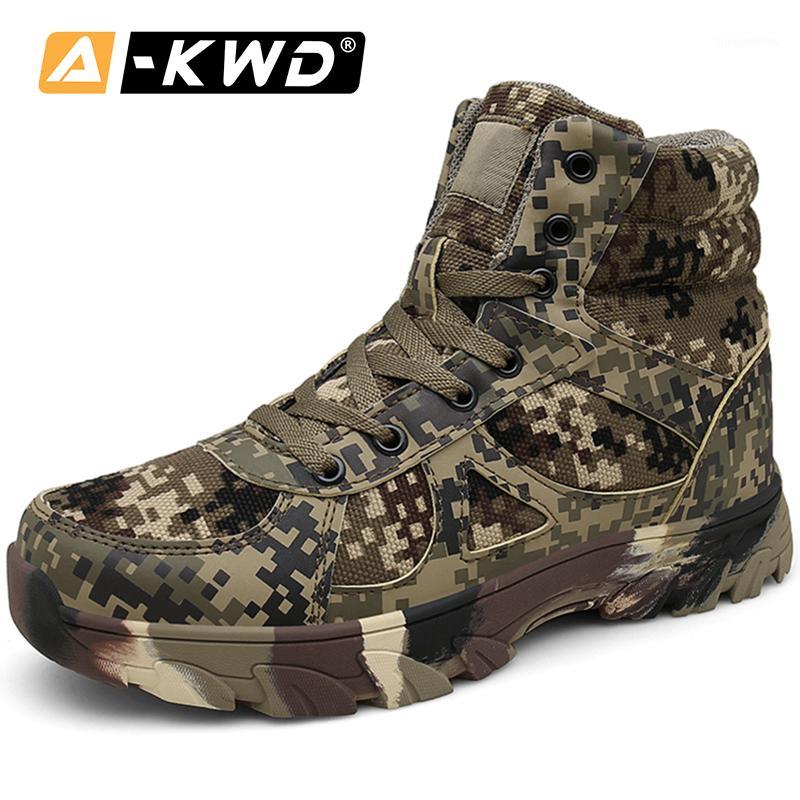 

2020 Fashion Camouflage Men Snow Boots High Tops Botas Militares Hombre Snow Boots Combat Men Snowboots Lace-up Winter1, Black