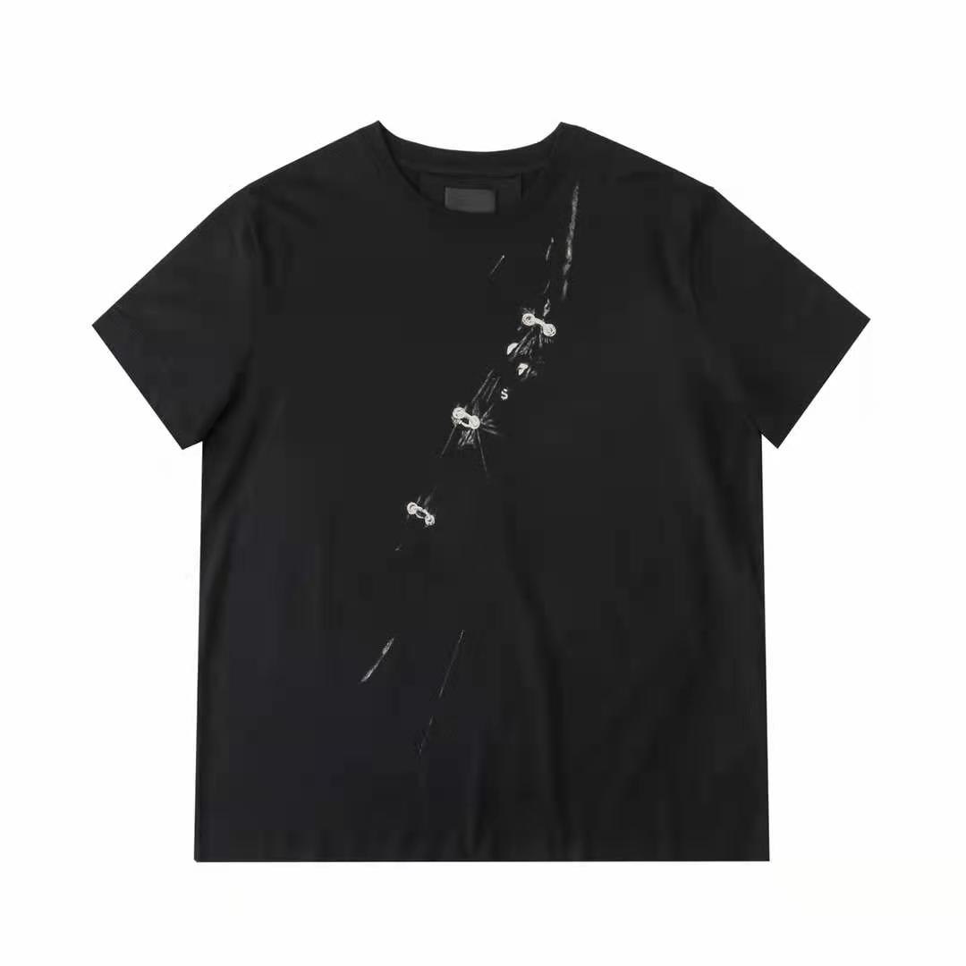 

21SS early spring Short sleeve Tee Men Women High Street Fashion Short Sleeves T-Shirts Summer Breathable Tee zdlgf0106., White;black