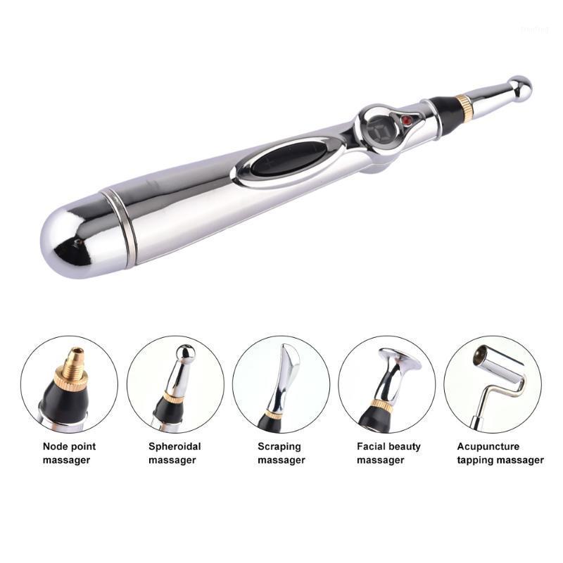 

Electronic massage pen Acupuncture Pen Heal Meridian Energy Relief Pain laser massager Electro stimulator massager1