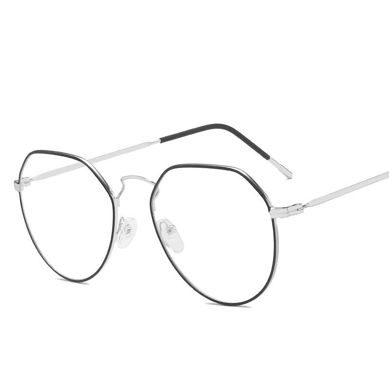 

Sunglasses Round Frame Women Men Eyeglasses Anti-Blue Radiation Lens UV400 Eye Protection Girl Sexy Ladies Fashion Eyewear