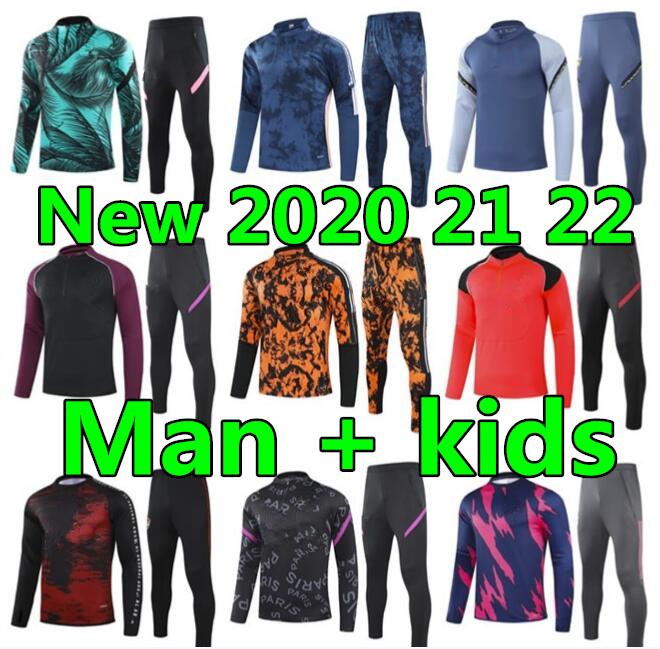 

Top new 2020 21 22 chandal real madrid jerseys Adult and kids football tracksuit soccer jersey tuta Survetement foot chandal futbol