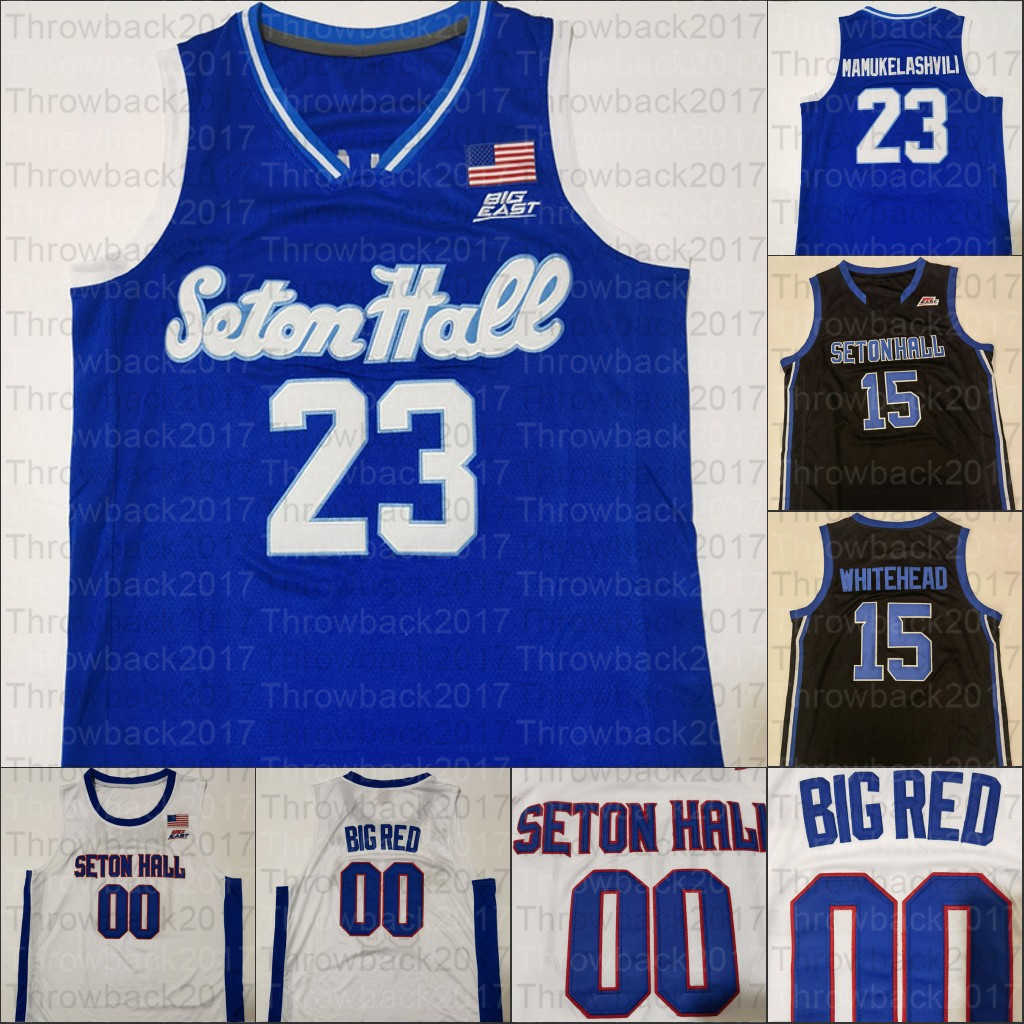 

Custom Seton Hall Basketball jerseys Mamukelashvili Myles Powell McKnight Jared Rhoden Reynolds Romaro Gill Ike Obiagu Anthony Nelson, White i