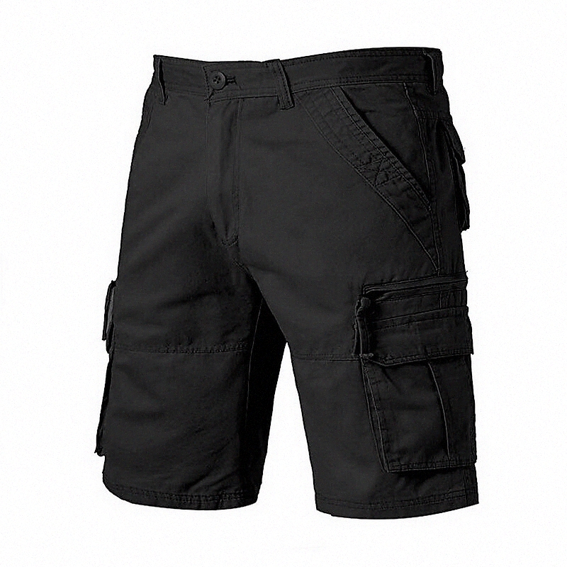 Cargo pour hommes Casual / Sportif Shorts Tactical Cargo Frottoir Poche courte Pantalons courts Vacances quotidiennes Inélastique Coulée Solide C