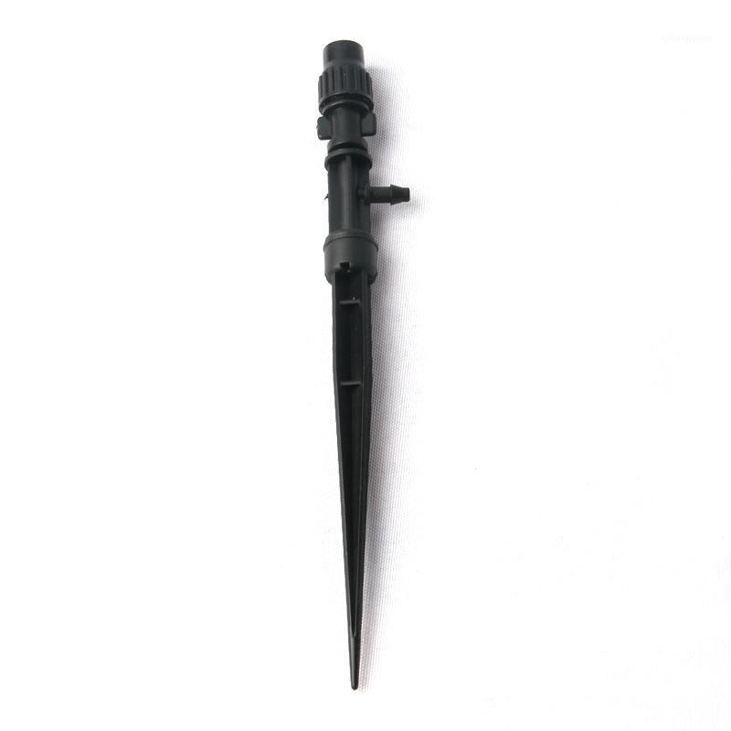 

2pcs Integrated Adjustable Spray Size Drip Irrigation Head Automatic Inserted Ground Sprinkler Garden Flowerpot Micro Sprayer1, Black