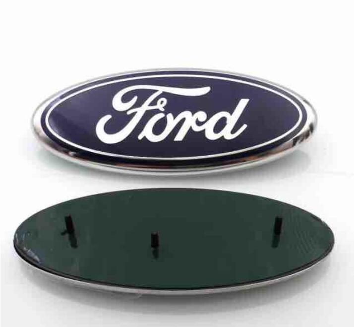 

BLUE & CHROME FOR 2005-2014 F150 FRONT GRILLE/TAILGATE 9 inch Oval Emblem