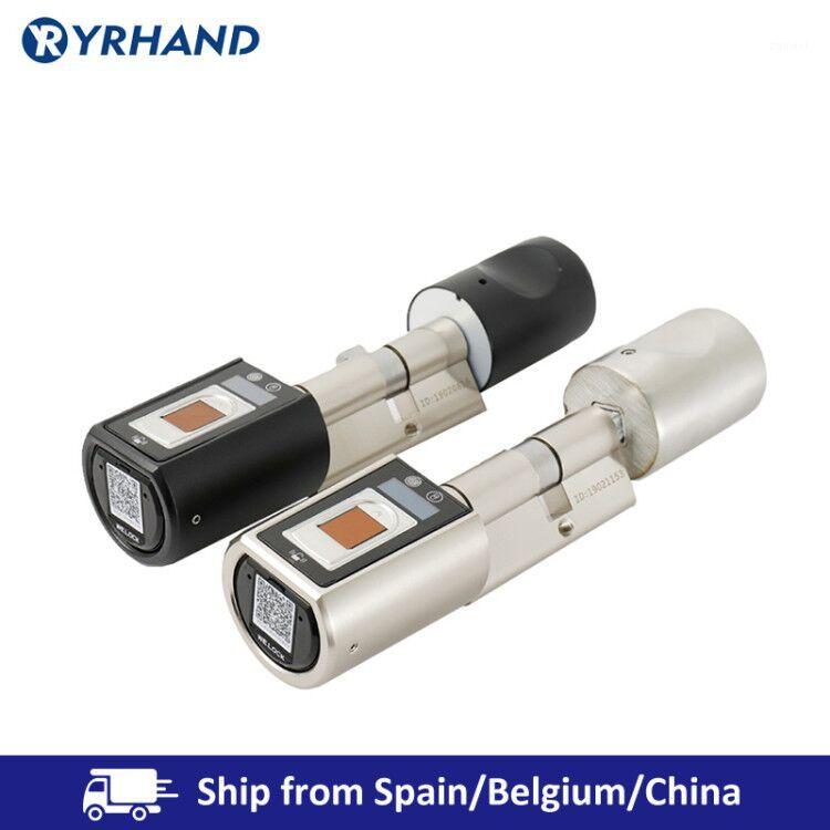 

L6SRB Fingerprint Smart Lock Electronc App cylinder door lock EU Model1