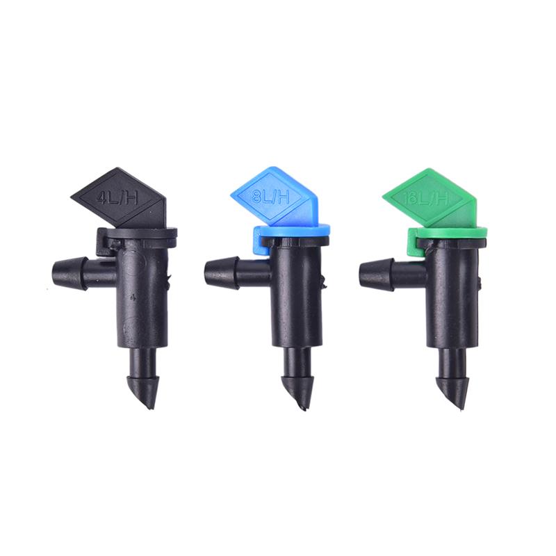 

Garden Irrigation Watering Barbed Dripper Emitter -Take Apart 4 8 16/LPH Flagged, Blue - 8l