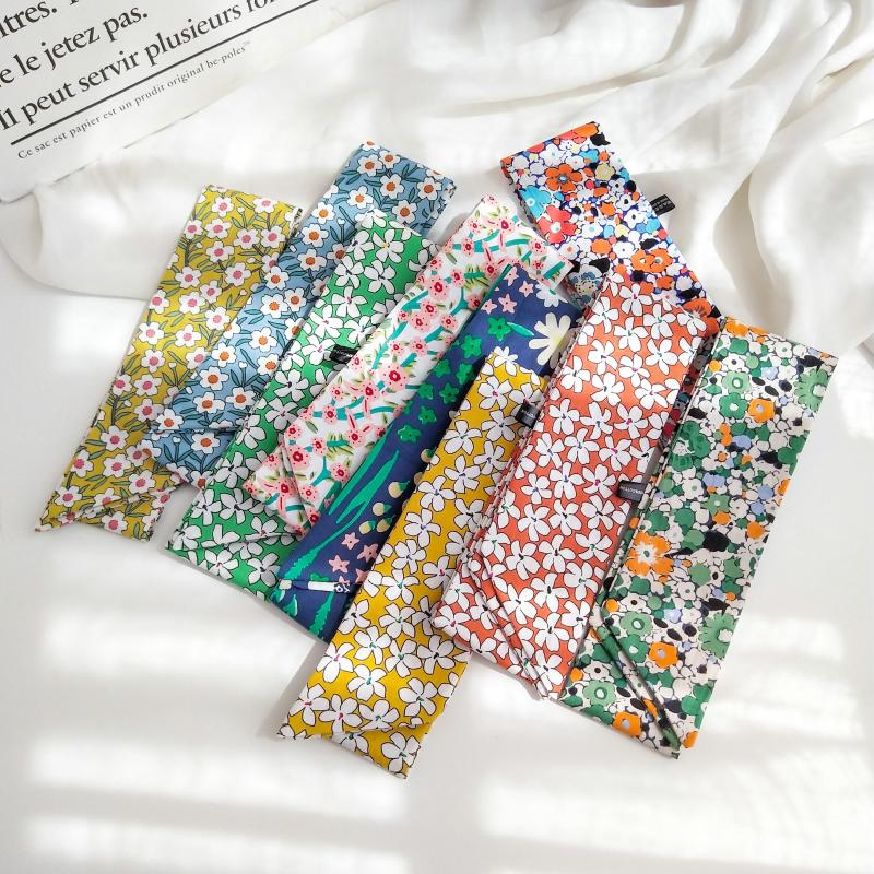 

New Cotton Small Silk Scarf Neck chief Women's Spring Korean Fashion Long Bag scarf