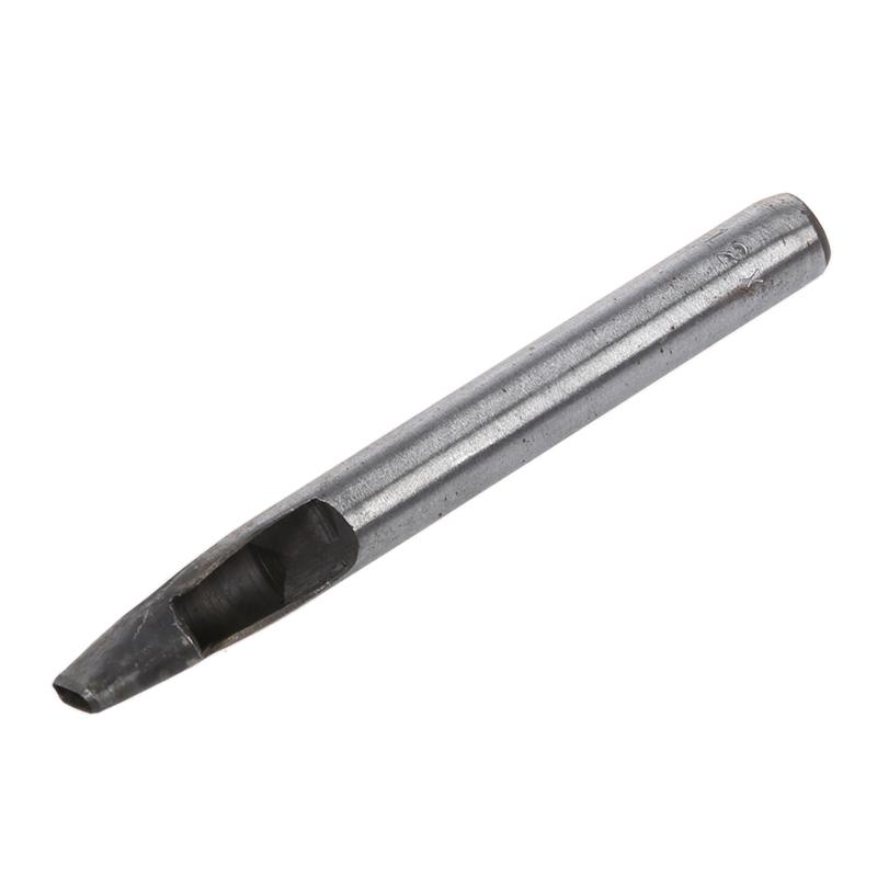 

12mmx3mm Flat Oval Shape Hole Leather Belt Gasket Hollow Punch Tool