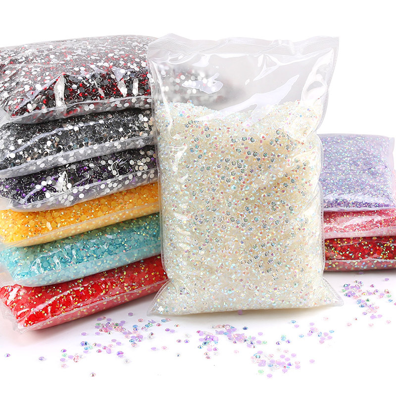 

Yantuo High Quality 5mm Bulk Bag Non Hotfix Jelly AB Resin Rhinestones For Tumblers Mugs