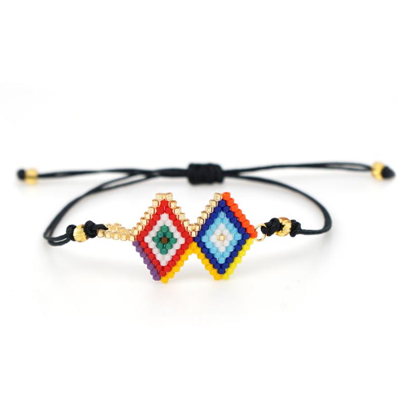 

Cute Animal Black Rope Bracelet Adjustable Rope Chain Charm Bracelet Handmade Braided & Bangle For Girl