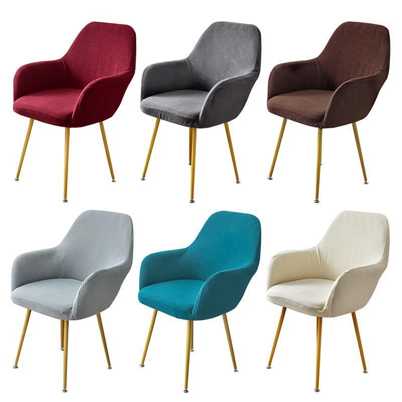 

Polar Fleece Fabric Chair Cover High Sloping Arm Chair Covers Universal Size Washable Moveable Seat Covers Hotel Home Banquet1