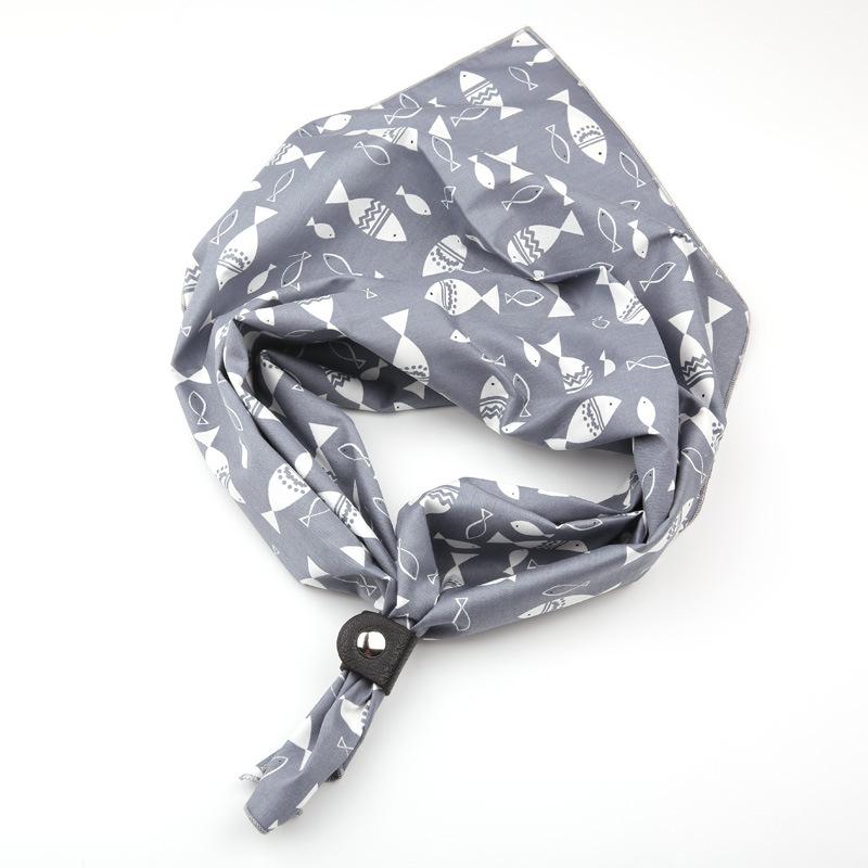 

Linbaiway Cartoon Animals Pattern Neck Scarf for Mens Suit Polyester Pocket Square Floral Printed Neck Scarf Women