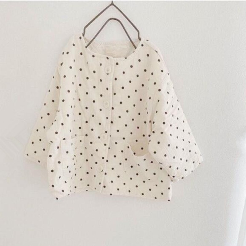 

2021 Spring New Girls Cotton Linen Casual Children Clothing Baby Boys Long Sleeve Dot Jacket Kids Coat U66k, Zxx205