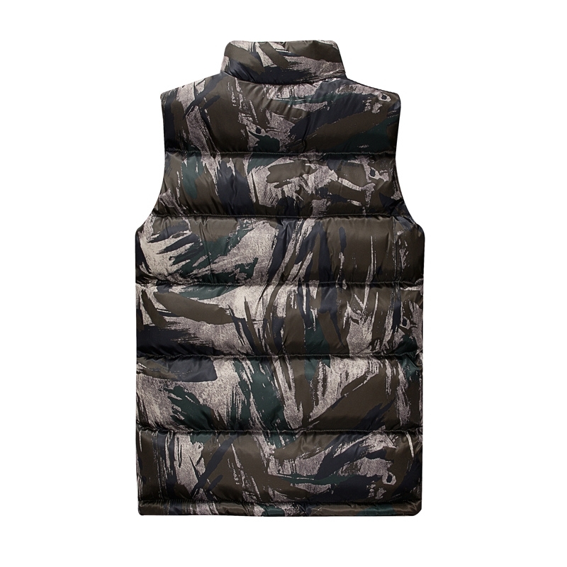 

2021 New Mens Jaquette Elegant Autumn Mango-less Winter Warm Jackets Men's Outdoor Vest Camouflage Collection K217 UJN1, Black