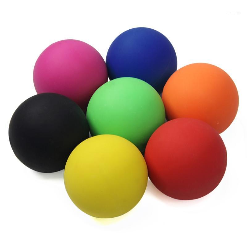 

6cm Lacrosse Ball 100% Rubber Fitness Ball Hockey Solid Massage Relaxation Therapy Rehab Tool Full Body Massage1