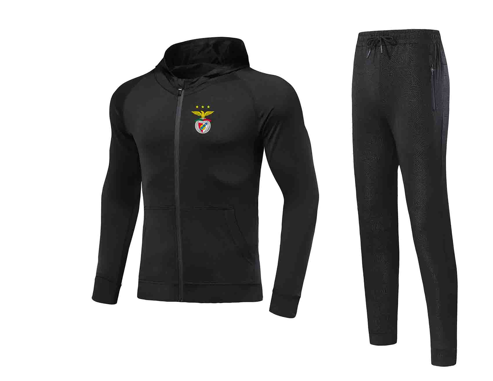 

20/21 Benfica Jacket Football Jersey Pant Adult Soccer Set winter tracksuit men Jacket warm suits, No 3