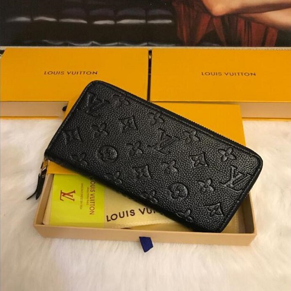 

High New Box Quality Embossing Designer Leather Luxury Holder Designer Wallets Women Purse Card Wallet Genuine Clutch With Wholesale Efgnp, Red;black