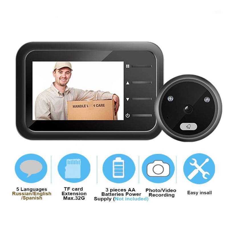 

Video-eye Peephole Doorbell Camera Auto Photo Video Record Electronic Ring Night View Digital Door Viewer Home Security1