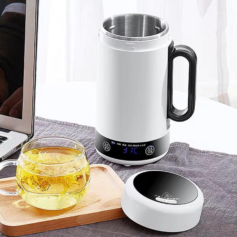 

Portable Mini Electric Kettle Hot Water Thermal Heating Boiler Travel Teapot Cup Milk Heater Stew Porridge Cooker Healthy Cup1