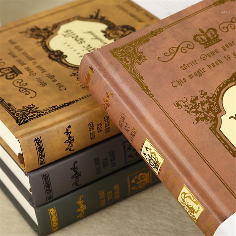 

128 Sheets European Business Retro Magic Weekly Planner A5 Notebooks Back To School Paper Stationery Journal Accessories1