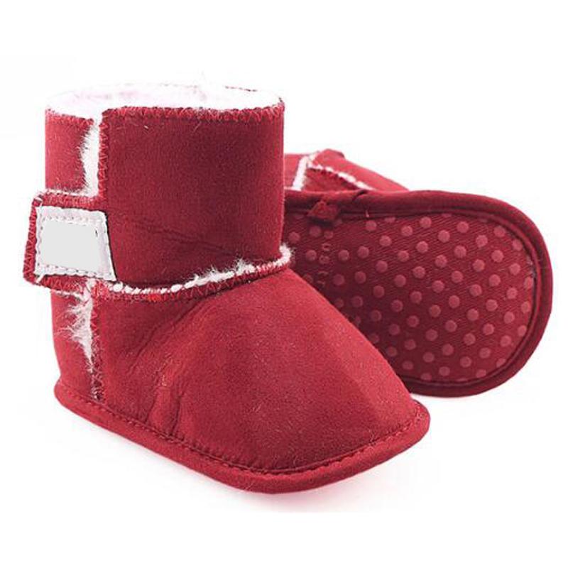 

Baby Crib Shoes Newborn Boys and Girls Warm Snow Boots Infant Toddler Prewalker Shoes Size 11cm-12cm-13cm, 1#
