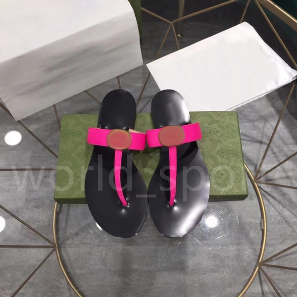 

Designer woman top quality Slippers men slipper Gear bottom Flip Flops women luxury sandals fashion causal shoes size 35-45 with box