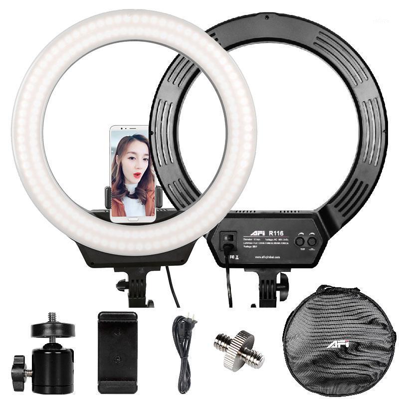 

Led Ring Light Dimmable Photographic Lighting 16'' 3200-6500K 320 Led Ring Lamp Selfie For Camera Photo Studio Video Phone1