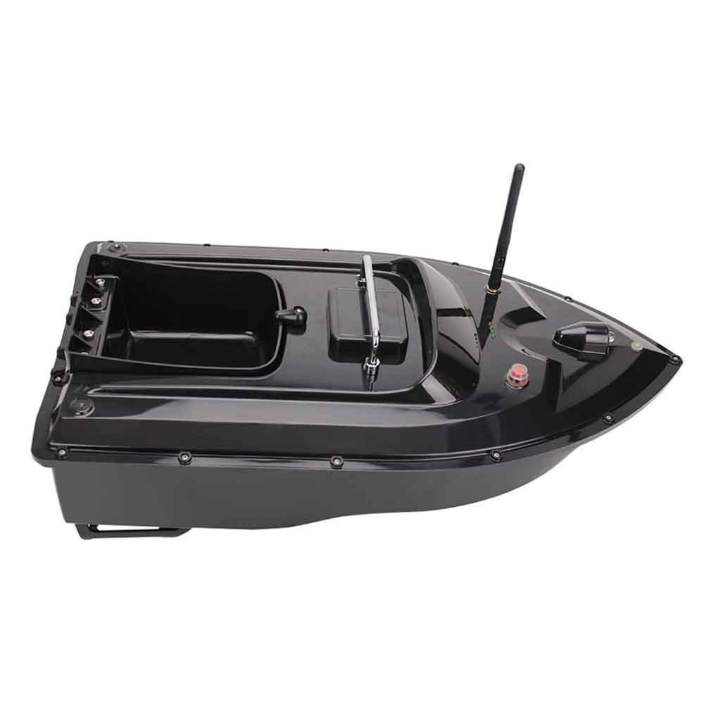 

500m rc Fishing Bait Boat RC Fish Finder Rowing Nesting Ship Hook Boat Automatic Single Warehouse Speedboat Toys EU/US/UK Plug, Black