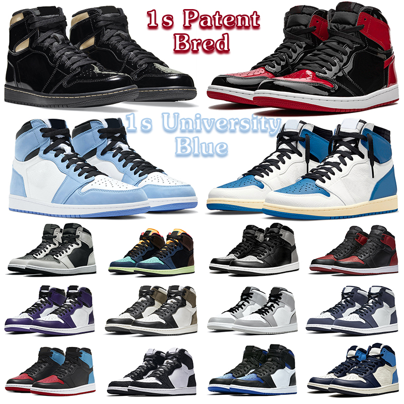 

Fragment Low 1s High Jumpman Men Basketball Shoes Patent Bred Toe Bordeaux University Blue Pine Green Hyper Royal Twist Mens Women Trainers Outdoor Sports Sneakers, Bio hack