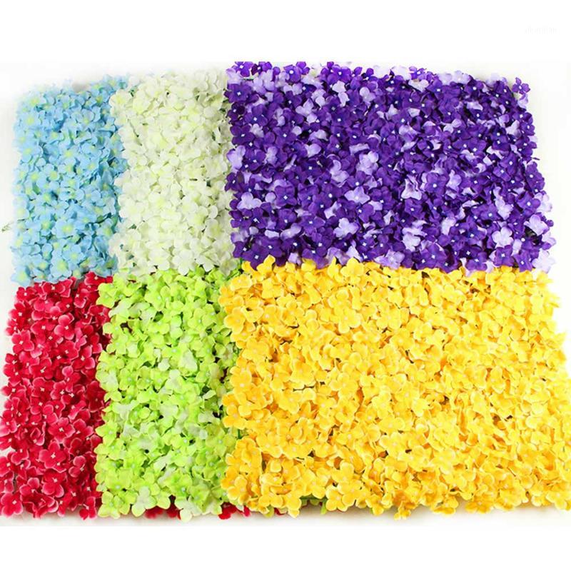 

DIY Wedding Background Flower Wall Artificial Hydrangea Flower Party Event House Decor Fake Arrangement DIY1, Blue