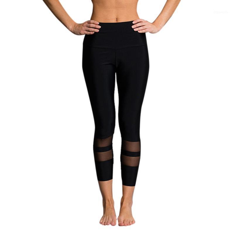 

High Waist Sports Gym Leggings Women Stretched Yoga Running Pants FemaleSlim Elastic Body building Workout Lady Clothes #LR31, Gray