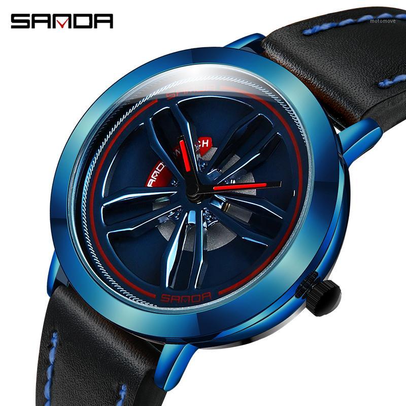 

New Rotating Dial Watch High Quality Men Women Leather Waterproof 30M Watches Fashion Casual Quartz Male Clock Dropshipping1, Silver