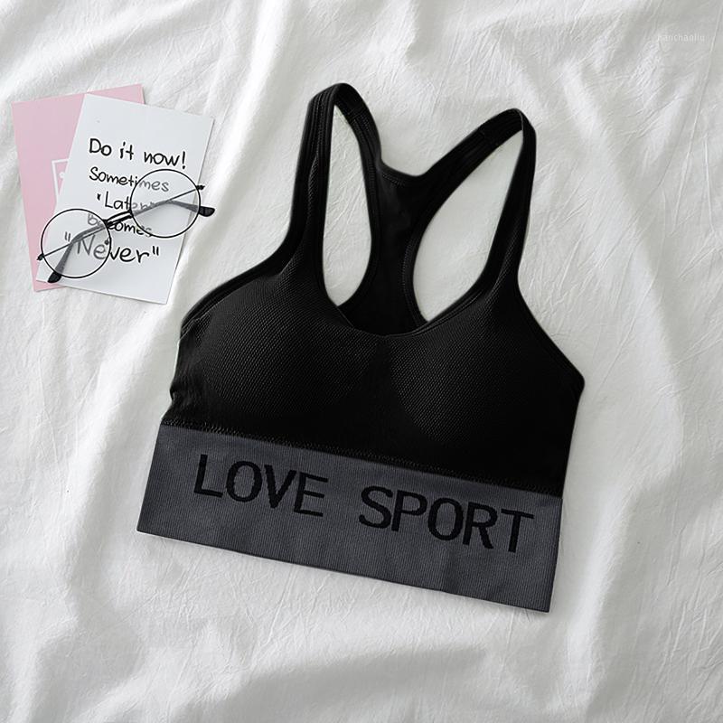 

30# LOVE SPORT Womens sports bra Cotton Breathable Casual Thin Yoga bra Underwear Vest Running Gym Jogging tops Sportwear1, Blue
